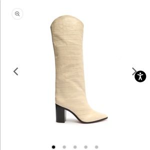 Schutz knee high western boots